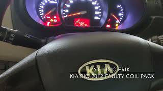 How to Diagnose Kia Rio Faulty Coil Pack  Doc Erik [upl. by Cletis]