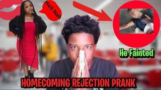 Homecoming Proposal REJECTION PRANK [upl. by Nelleh]