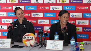 Silver Ferns v England  Press Conference [upl. by Yacano]