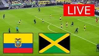 🔴 LIVE  Ecuador vs Jamaica  Copa America 2024  Live Match Simulation 🔴 [upl. by Asikal]