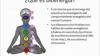 BIOENERGIA Y CHAKRAS CLASE DEL 1352012 [upl. by Ardnuahs545]