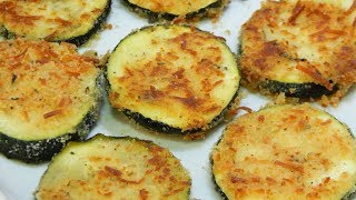 Receta fácil de calabacín con un gratinado crujiente de queso [upl. by Eelytsirk]