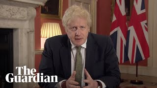 Boris Johnson announces strict new national lockdown for England – watch in full [upl. by Attenev407]