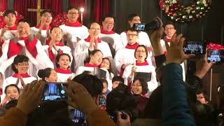 Joyful Christmas celebration in church in Shanghai China [upl. by Nayrb510]