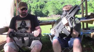 Tavor SAR v X95 Discussion at the Range Episode 1 [upl. by Madaih187]