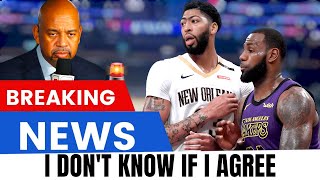 🔥LEADERSHIP ENDORSEMENT LEBRON JAMES DECLARES THAT ANTHONY DAVIS LAKERS STAR HAS REACHED THE P [upl. by Harwin540]