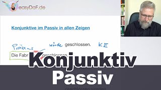 Konjunktiv 1 und 2 im Passiv [upl. by Duwad]