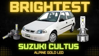 SUZUKI CULTUS OLD  HEAD LIGHTS PROBLEM quotSOLVEDquot 😊  ALPINE GOLD LED  suzukicultus alpinegoldled [upl. by Leunas707]