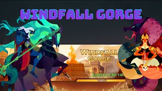 Windfall Gorge  Wandering Balloon AFK ARENA [upl. by Aniehs]