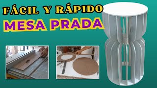 Paso a paso para hacer Mesa Prada Cilindro para decorar fiestas y eventos [upl. by Esinev100]