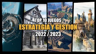 TOP 10  Mejores JUEGOS de ESTRATEGIA y GESTIÓN 20222023 [upl. by Anitel]