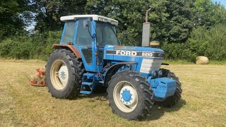 FORD 8210 TRACTOR WALK AROUND AND DRIVE [upl. by Dulcia]