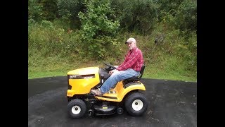 new Cub Cadet XT1 Enduro Series LT 42 in 18 HP Kohler 1st start [upl. by Ambrosius]