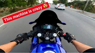 YAMAHA R15 V4 First Ride Impression  Riding 155cc Rocket [upl. by Cirilla]