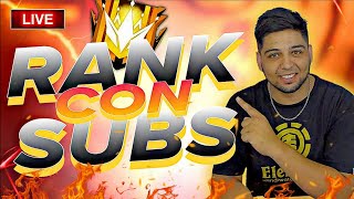 DIRECTO DE FREE FIRE SUBIENDO A GRAN MAESTRO CON SUBS REGION EEUU Y SUR  FREE FIRE EN VIVO [upl. by Esinal]