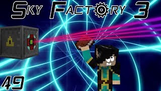 Sky Factory 3 Minecraft Modded Ep49 Disenchanting Laser [upl. by Skantze]