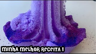 MINHA MELHOR RECEITA DE SLIME  RECEITA FAVORITA SLIME  CLOUD SLIME COM GLITTER  SOFIASFURLANI [upl. by Enahpad]