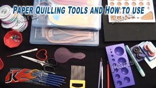 Paper Quilling Tools  How to use Quilling Tools  JK Arts 212 [upl. by Notsnarc68]