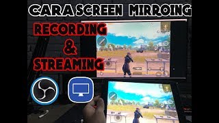 CARA SCREEN MIRRORING IPHONEIPAD 60fps  CARA STREAMING DAN RECORDING PUBG MOBILE DI OBS  IOS [upl. by Derna350]