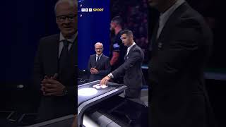 Cristiano Ronaldo really enjoyed the Champions League draw  shorts [upl. by Tayyebeb926]