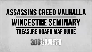 Assassins Creed Valhalla Wincestre Seminary Hoard Map Location  Solution  Treasure Hoard Map [upl. by Eslek]