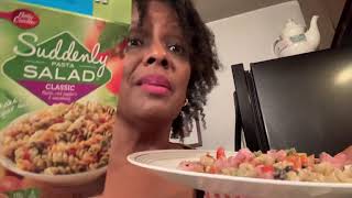 The Best SemiHomemade Pasta Salad amp Recipe  Cook with me  Easy Pasta Salad [upl. by Onivag]