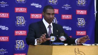 Leslie Frazier named as Vikings head coach [upl. by Hoehne709]