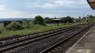 LMS black 5 44871 leaves Hellifield Saturday 25th May 2024 [upl. by Dloraj]