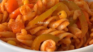 Pasta Recipe How To Make Pasta With Veggies and Sauce homemadepasta [upl. by Sugirdor]