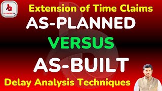 How To Prepare Delay Analysis by Using as Planned vs as Built method  Delay analysis techniques p6 [upl. by Clauddetta]