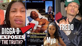 Digga D cgm Snaps On Fredo For Taking Mya Mills quotHe Likes Yung Gyalquot [upl. by Llewol]