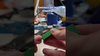 KecTronix pin header snapping tool is cool Not sponsored I just think it’s cool [upl. by Oinigih843]