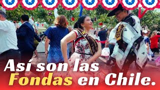 Así son las Fondas en Chile  Fiestas Patrias 2024 [upl. by Errol248]