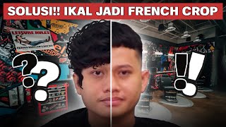 CUKUR RAMBUT IKAL NGEMBANG JADI FRENCH CROP Langsung Kaya Beda Orang ‼️ [upl. by Gilboa796]