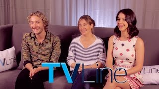 quotReignquot Cast Interview at ComicCon 2014  TVLine [upl. by Yeslaehc721]