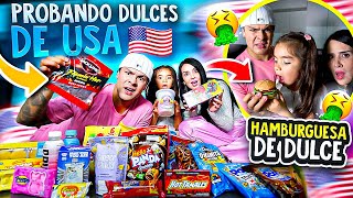 😱PROBANDO DULCES DE ESTADOS UNIDOS CON SALOMÉ🇺🇸 🍭 Carlos amp Adri [upl. by Morganne]