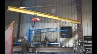 Tie Rod IBeam Jib Crane [upl. by Levinson873]