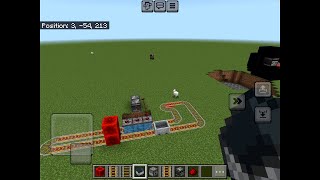 Easy Alternating Waterdrop Redstone Rollercoaster  Minecraft Pocket Edition [upl. by Lorri635]