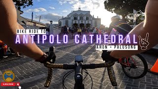 Uphill and Downhill bike ride to Antipolo Cathedral  cycling pov gopro actioncam latest fyp [upl. by Aneda]