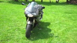 Aprilia SL1000 Falco  Startup and Walkaround [upl. by Emera]