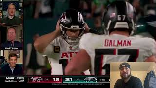 Peyton  Eli Manning amp Matt Ryan Play Call The Game Winning Drive Of The Falcons V Eagles Game [upl. by Nnylyrehc]