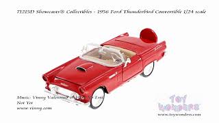 71215D  1956 Ford Thunderbird Convertible 124 scale [upl. by Ymar]