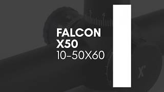 Falcon X50 1050X60 MOA SFP Rifle Scope [upl. by Yuria]