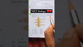 NEET 🧠🧠🧠uniportsymportantiport kya hai youtubeshort study motivation [upl. by Yarahs]