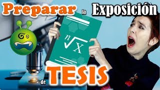 ➤Cómo PREPARAR la Presentación de una TESIS Mi Tesis Doctoral [upl. by Rombert866]