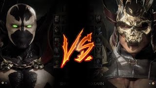 Spawn vs Shao Kahn  Mortal Kombat 11 Aftermath [upl. by Hendrik]