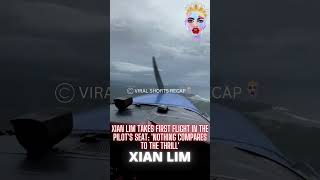 Xian Lim takes first flight in the pilots seat Nothing compares to the thrill [upl. by Kramlich]