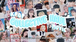 a kpop collective haul movie ✰ mostly seventeen amp girl group photocards stray kids merch gifts [upl. by Lenox436]