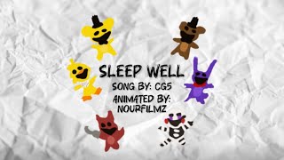 FNAFSFM Sleep Well by ​⁠CG5  Animated Music Video  FNAF 10th Anniversary Special [upl. by Kisung516]