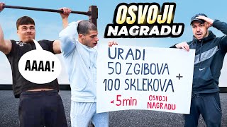 Uradi 50 zgibova i 100 sklekova i osvoji nagradu U KNEZU [upl. by North]